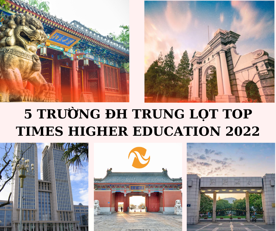 5 TRƯỜNG ĐẠI HỌC TRUNG QUỐC VÀO TOP 100 CỦA TIMES HIGHER EDUCATION 2022