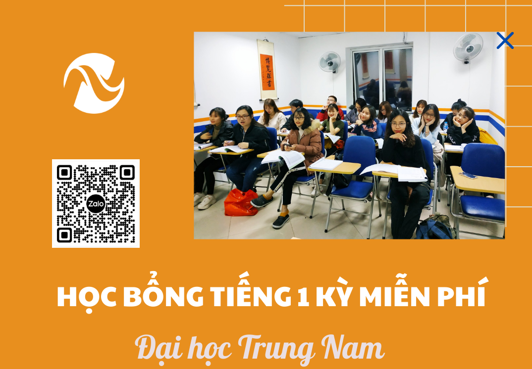 Học bổng online 1 kỳ tiếng Trung miễn phí tại Đại học Trung Nam