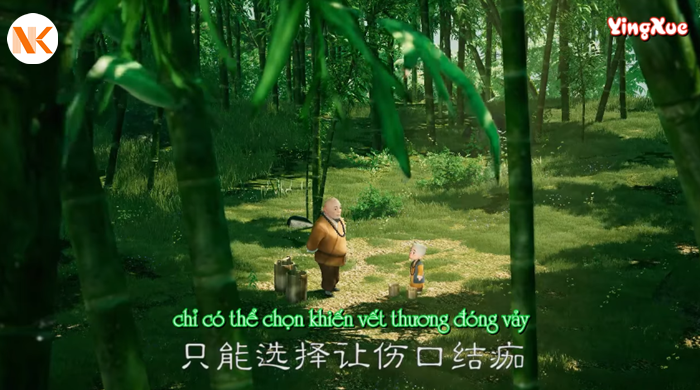Học tiếng Trung qua video Tiểu hòa thượng Nhất Thiền: Mạnh mẽ